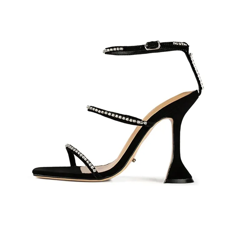 Tony Bianco Боковая Стелька Высокие Каблуки 10,5 см Женские Черные