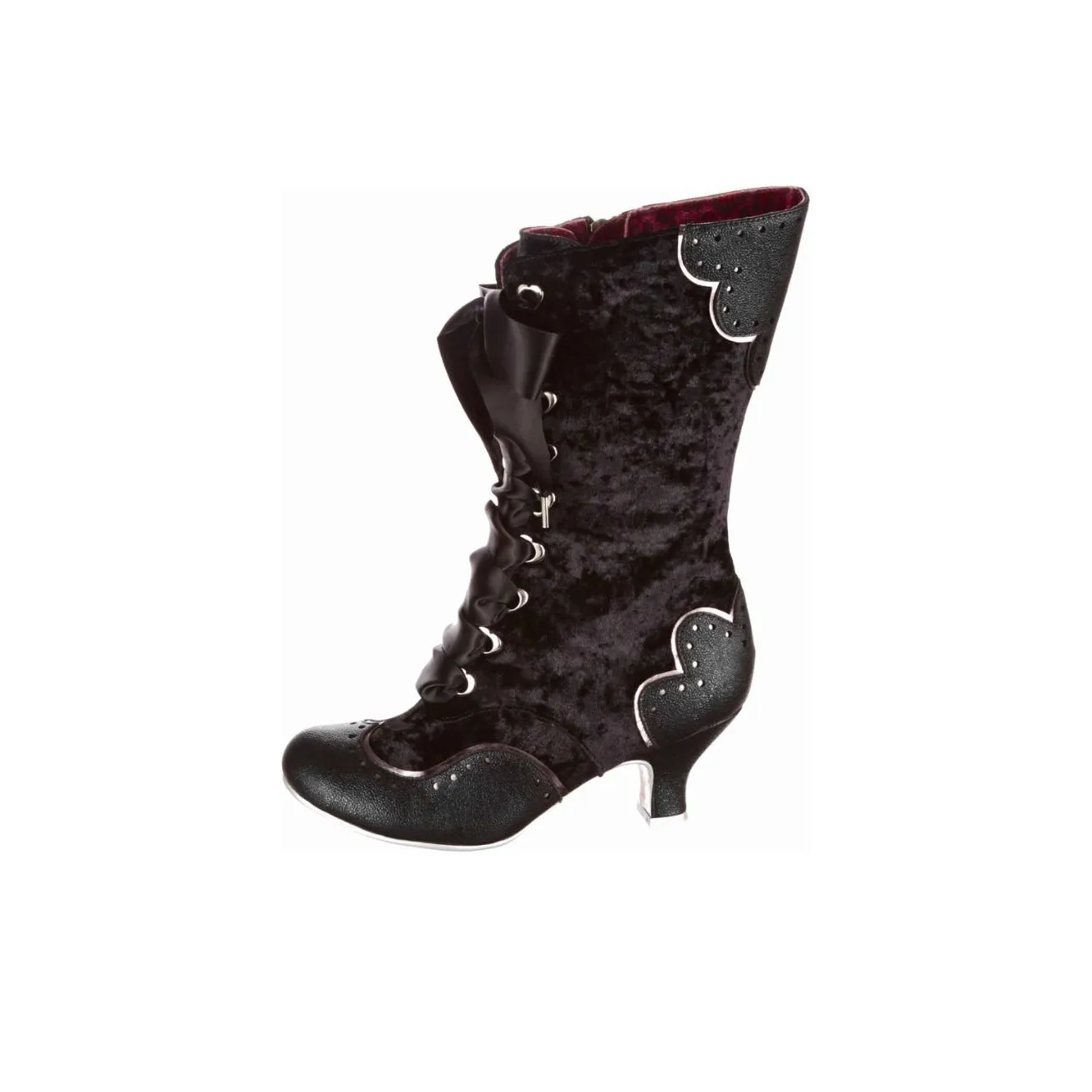 IRREGULAR CHOICE Chimney Smoke Ankle Boots 5.9cm Women's Black