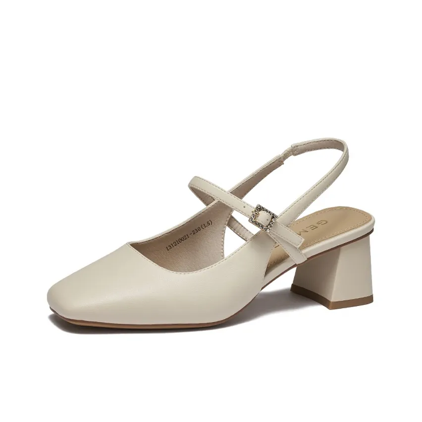 GEMEIQ Квадратный каблук высокий каблук 6 см женский