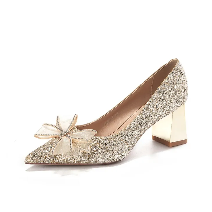 HKCP Грубый каблук Высокие каблуки 6,5 см Женские