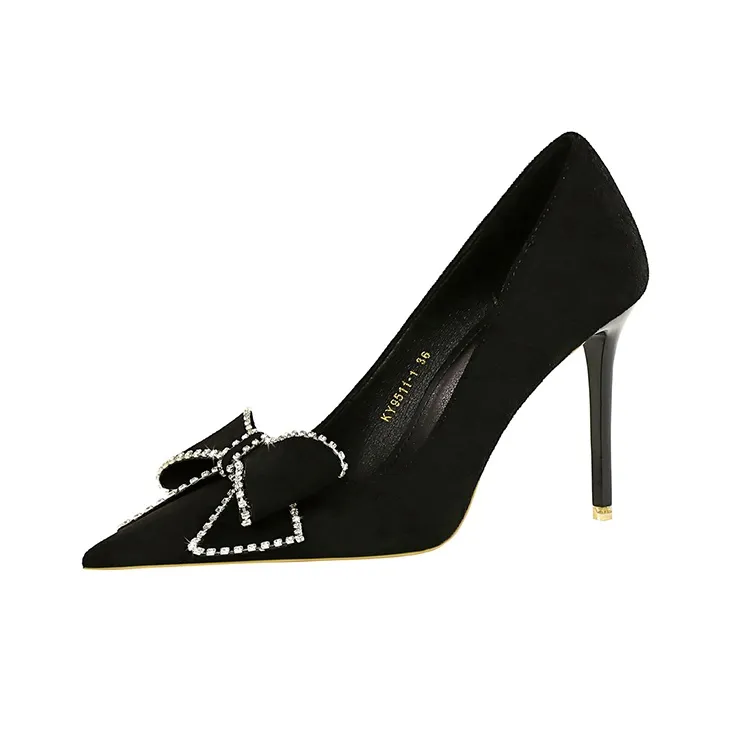 BIGTREE Slim Heel High Heels 10.5cm Women's
