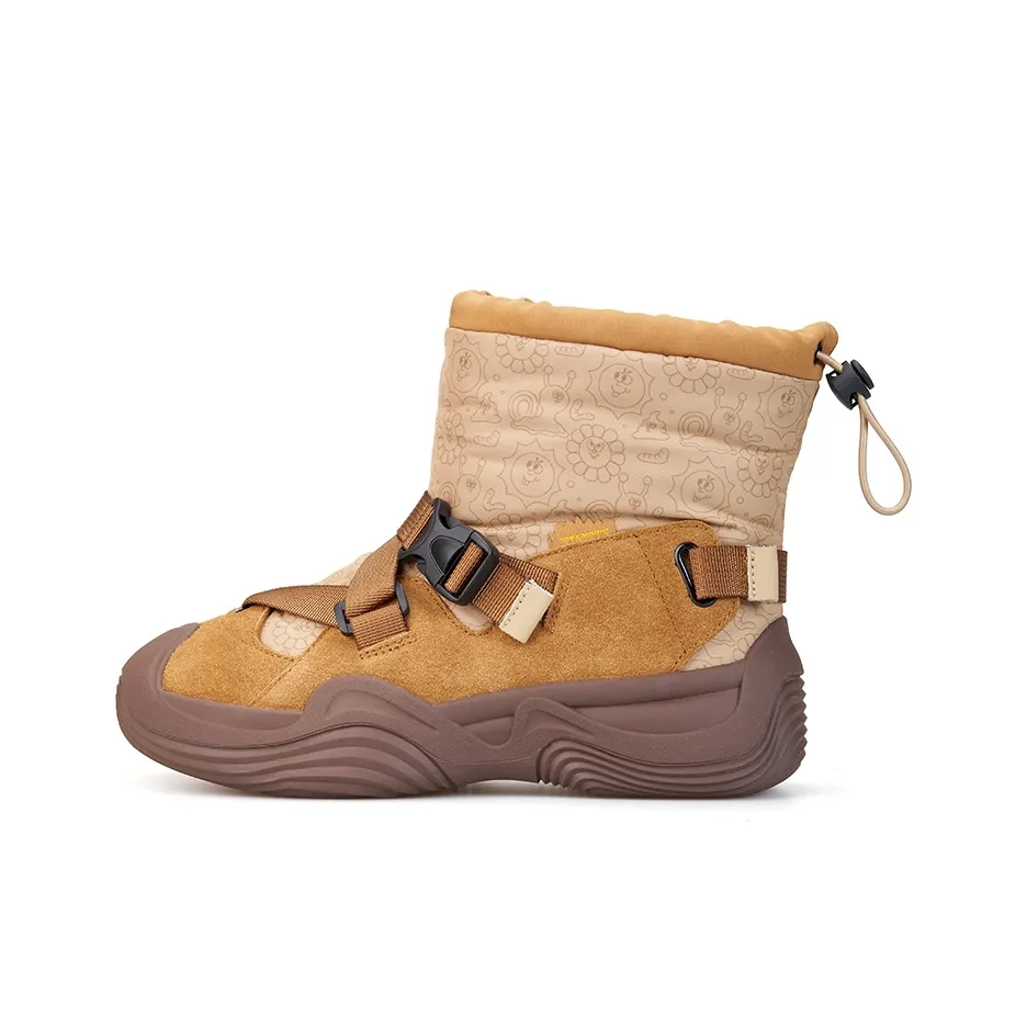 Joy&Mario Height Increasing Short Mid Calf Snow Boots Women's