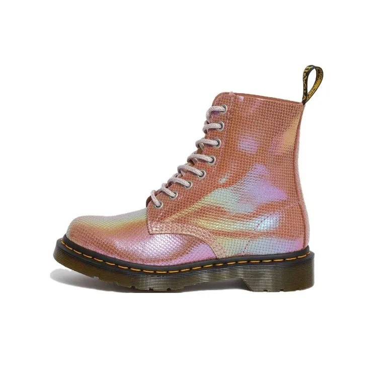 Dr.Martens 1460 Короткий Мартин Ботинок Женские Розовый