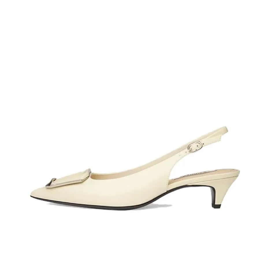 73Hours Barcelona Узкий каблук Высокие каблуки 4CM Женские Черный Светло-розовый Белый