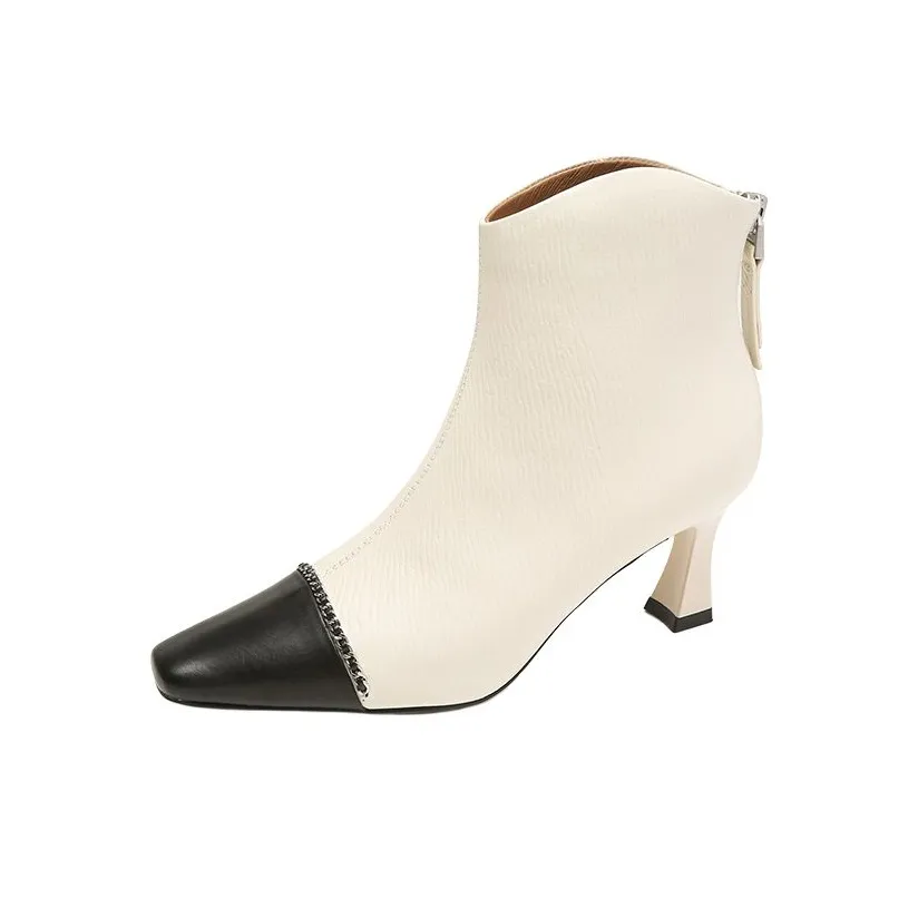 BAFFN Ботильоны 5CM Женские Черный Белый