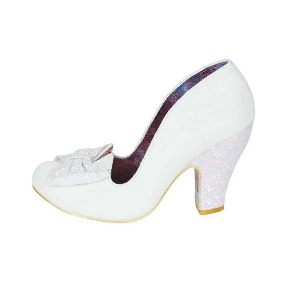 IRREGULAR CHOICE Chunky Heel High Heels Women's White