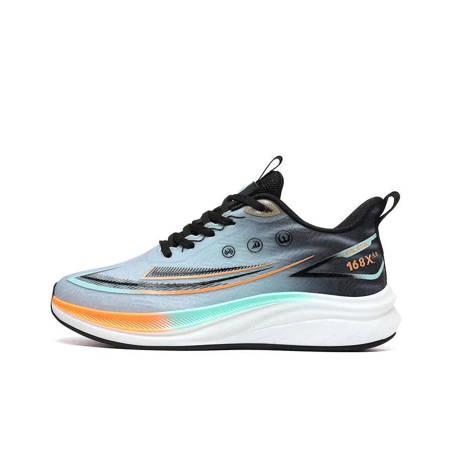 PALATIAL Shanling Running Shoes Men's Low Top Black/Gray