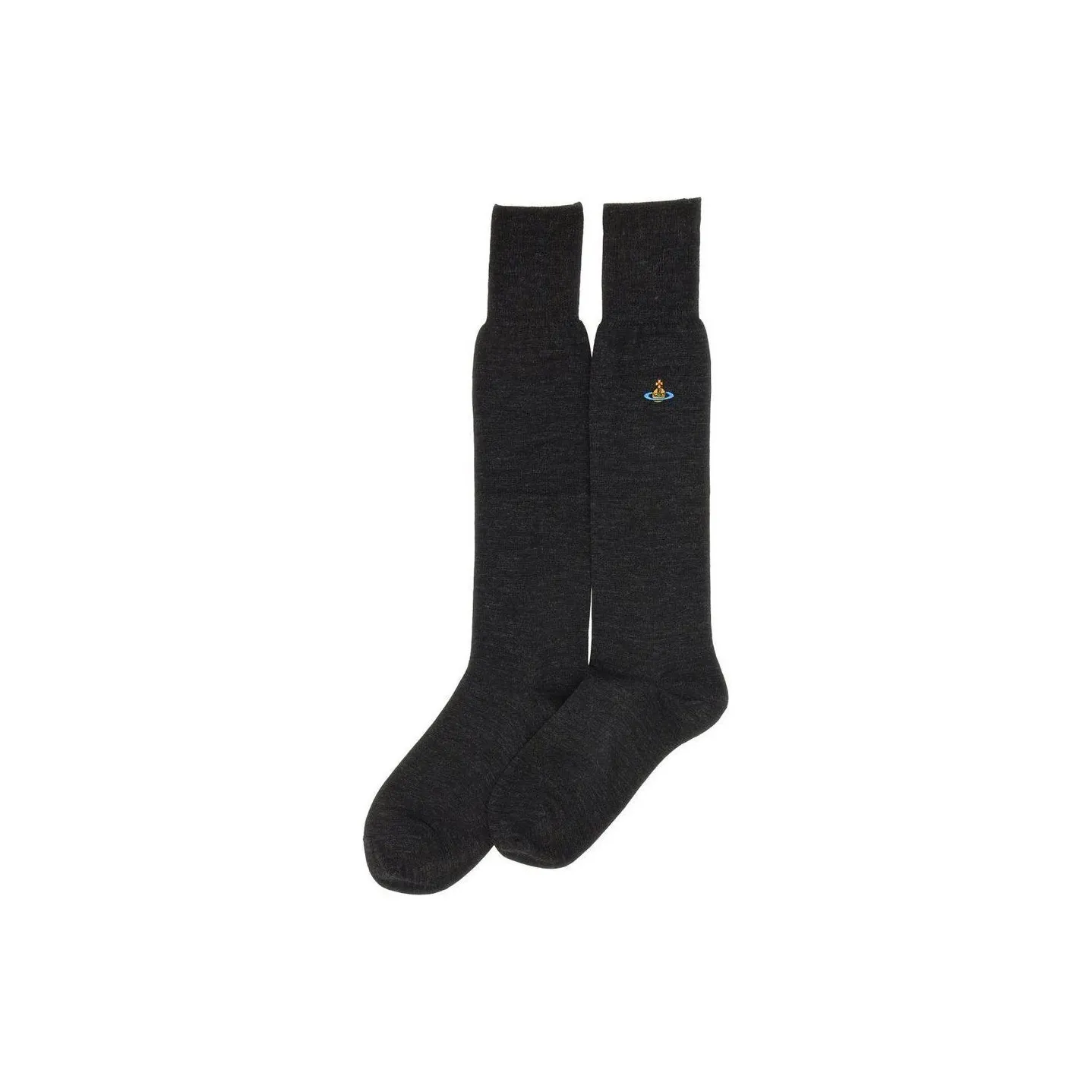 Vivienne Westwood Logo Embroidered Knitted Socks