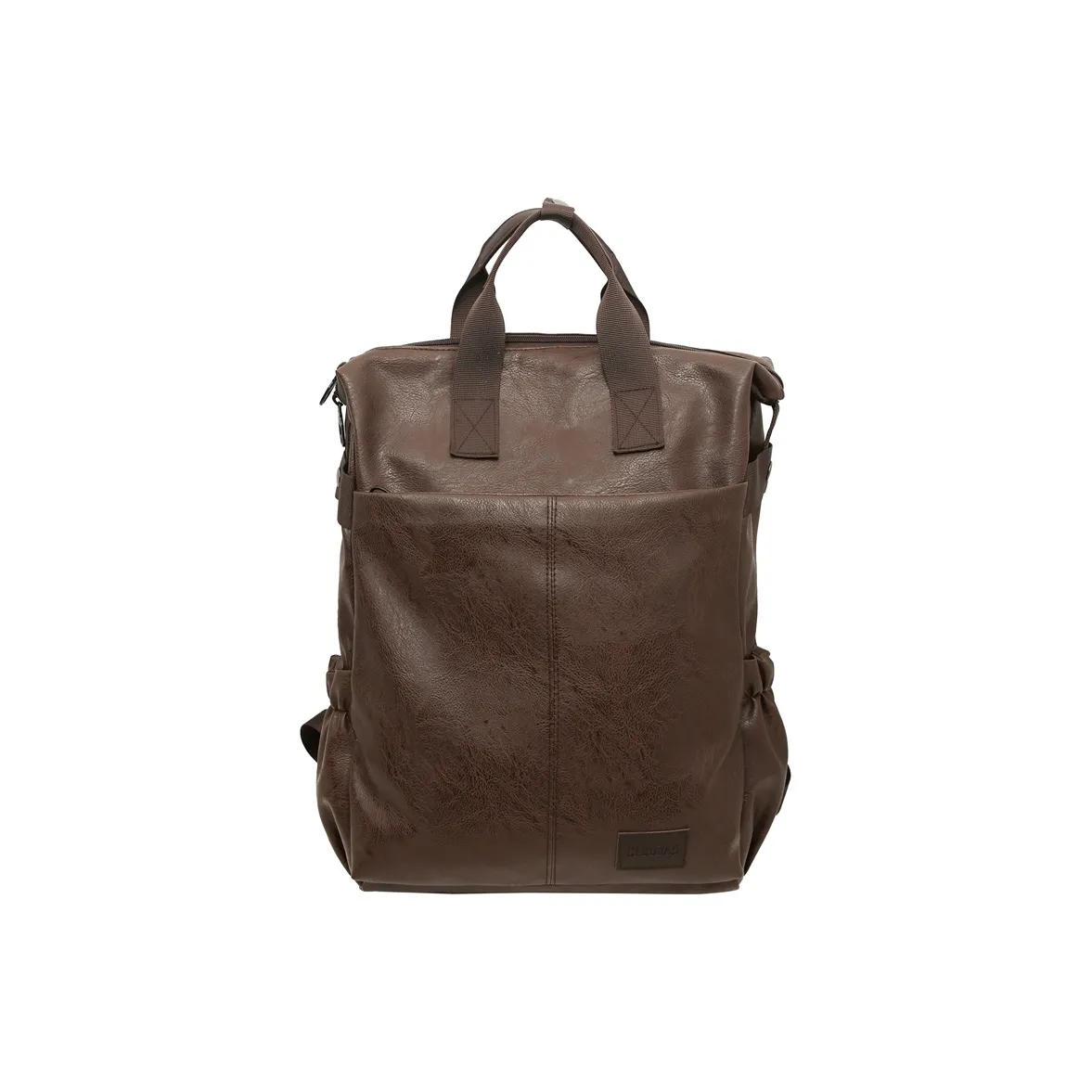 SUN EARTH U ПУ (полиуретан) Универсальный рюкзак стандартный мужской черный коричневый