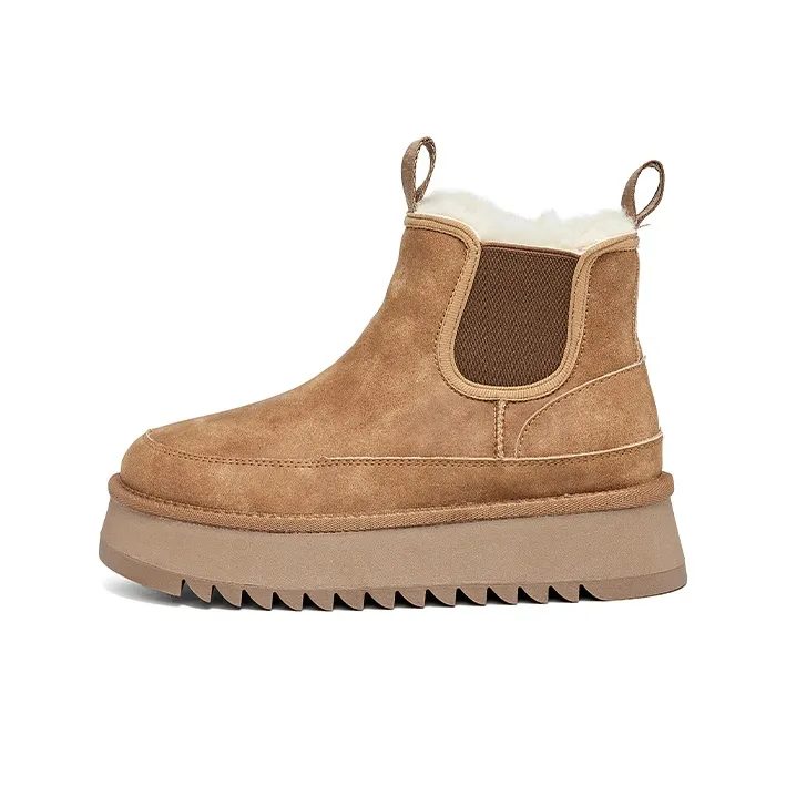 ZGR Термические Снежные Ботинки Женские с Увеличением Высоты на 11 см