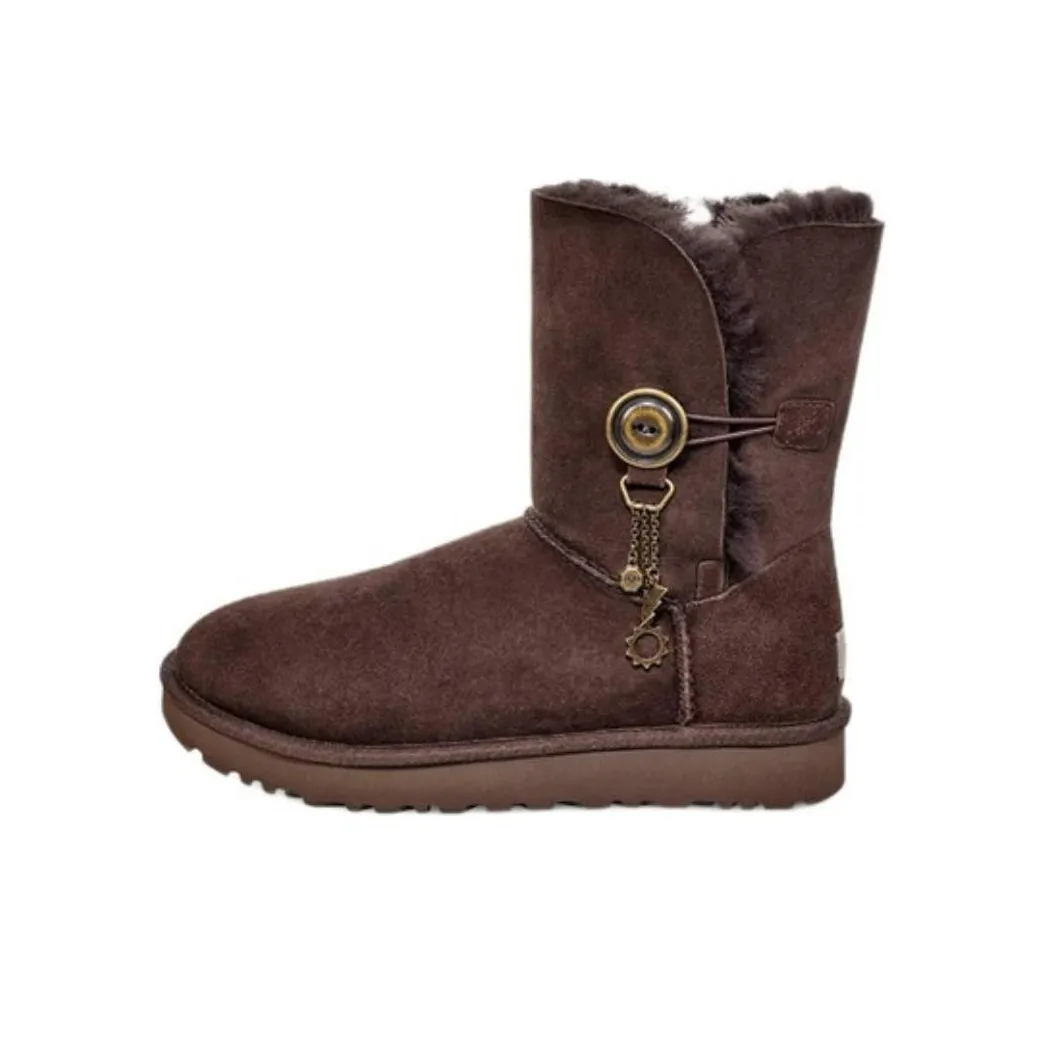 UGG Короткий MID Голень Сноубутсы Женские Коричневый