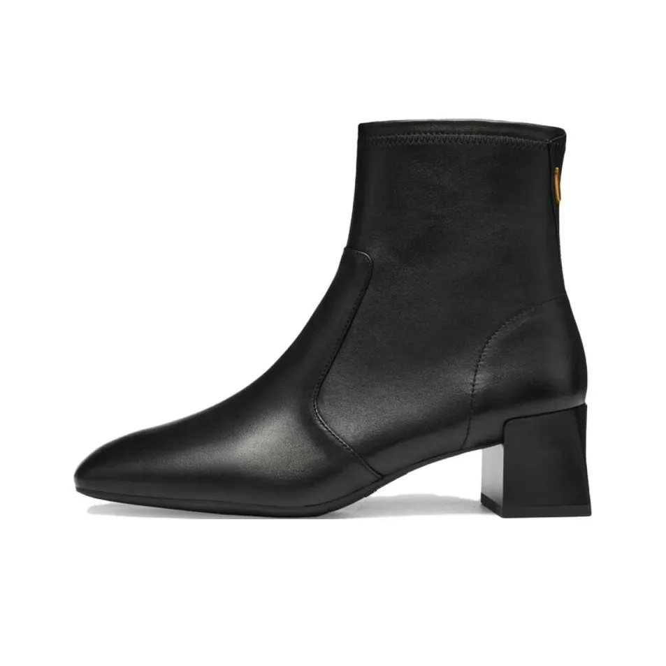 Staccato Сахарный кубик Крем Ботильоны Женские Черный