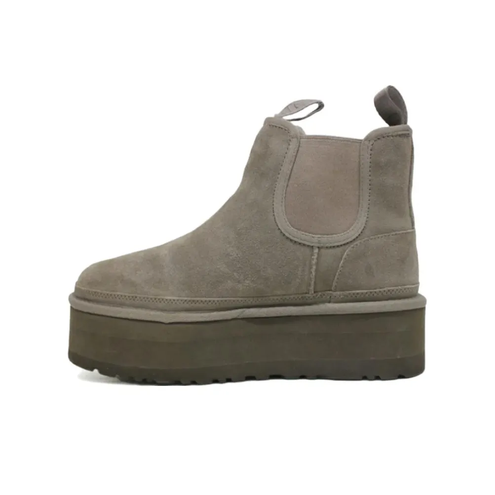 UGG Короткие Снежные Ботинки Женские Серые