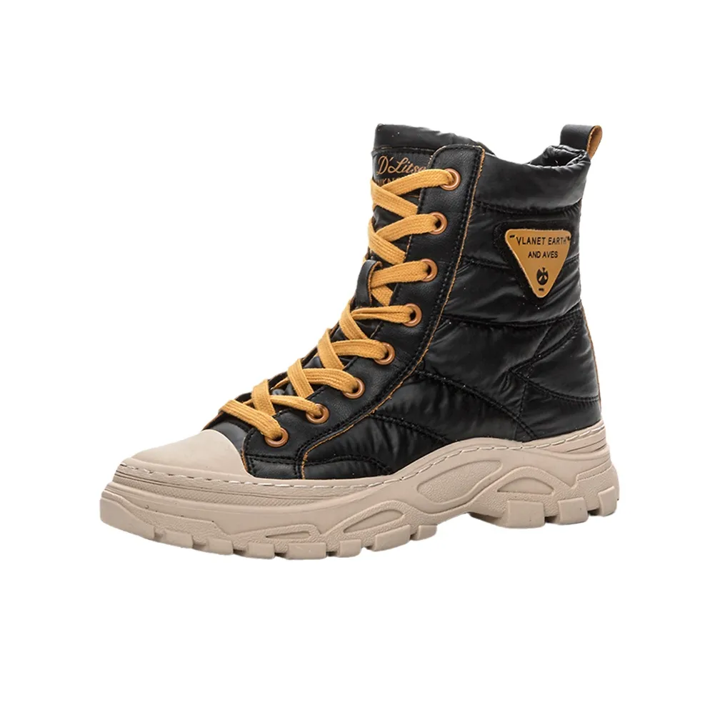 Joshua Figure Короткий Martin Boot 4CM Женские Черный