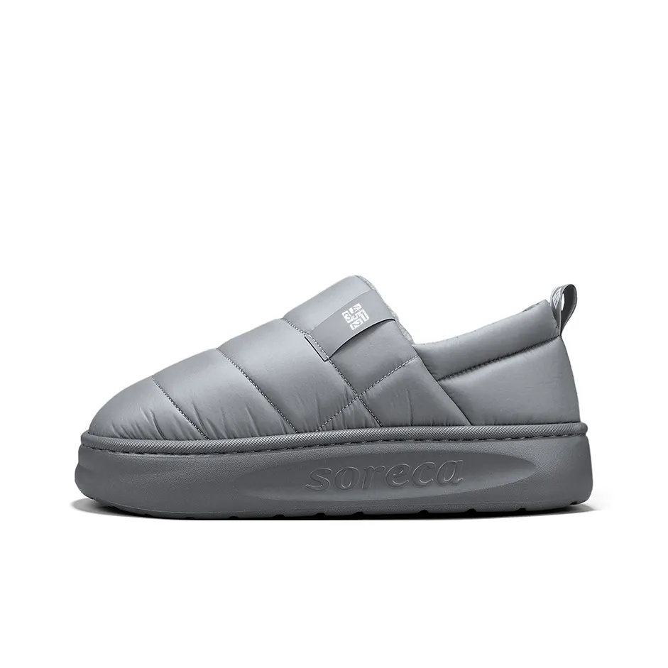 12345 Snow Boots Men Gray, Black