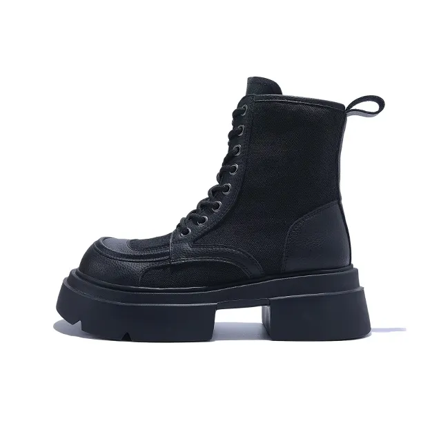 Junjali Короткий MID Голень Мартин Ботинок Женские