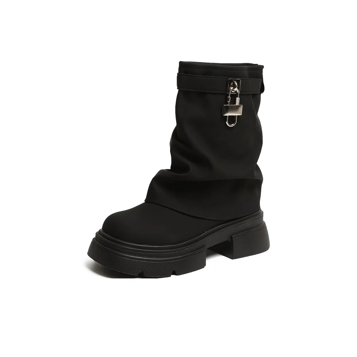 EEueeczs Foldover Boots Ankle Boots 6cm Women's