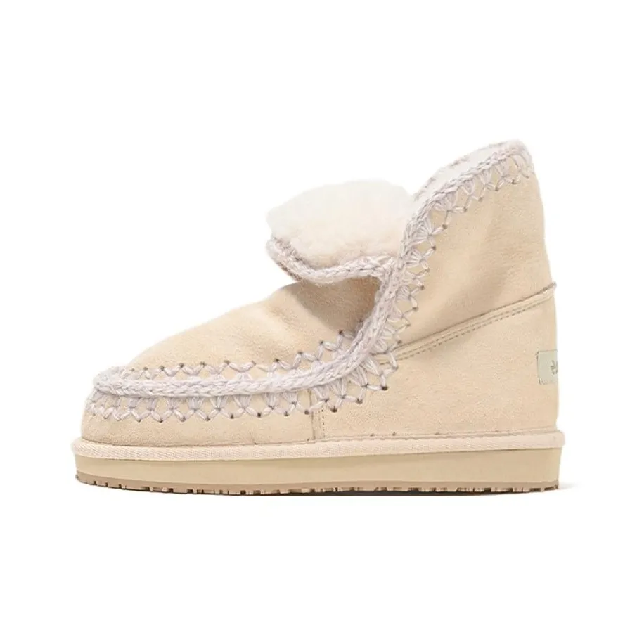 K.D.KENAZ Warm Wear Resistant Slip Resistant Snow Boots Women's Ivory