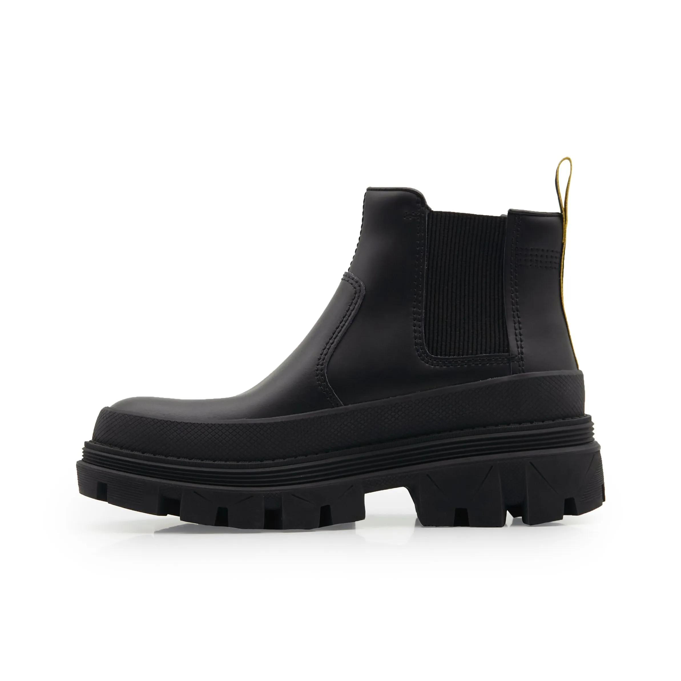 CAT Short Mid Calf Outdoor Work Boots Martin Boots Unisex Black