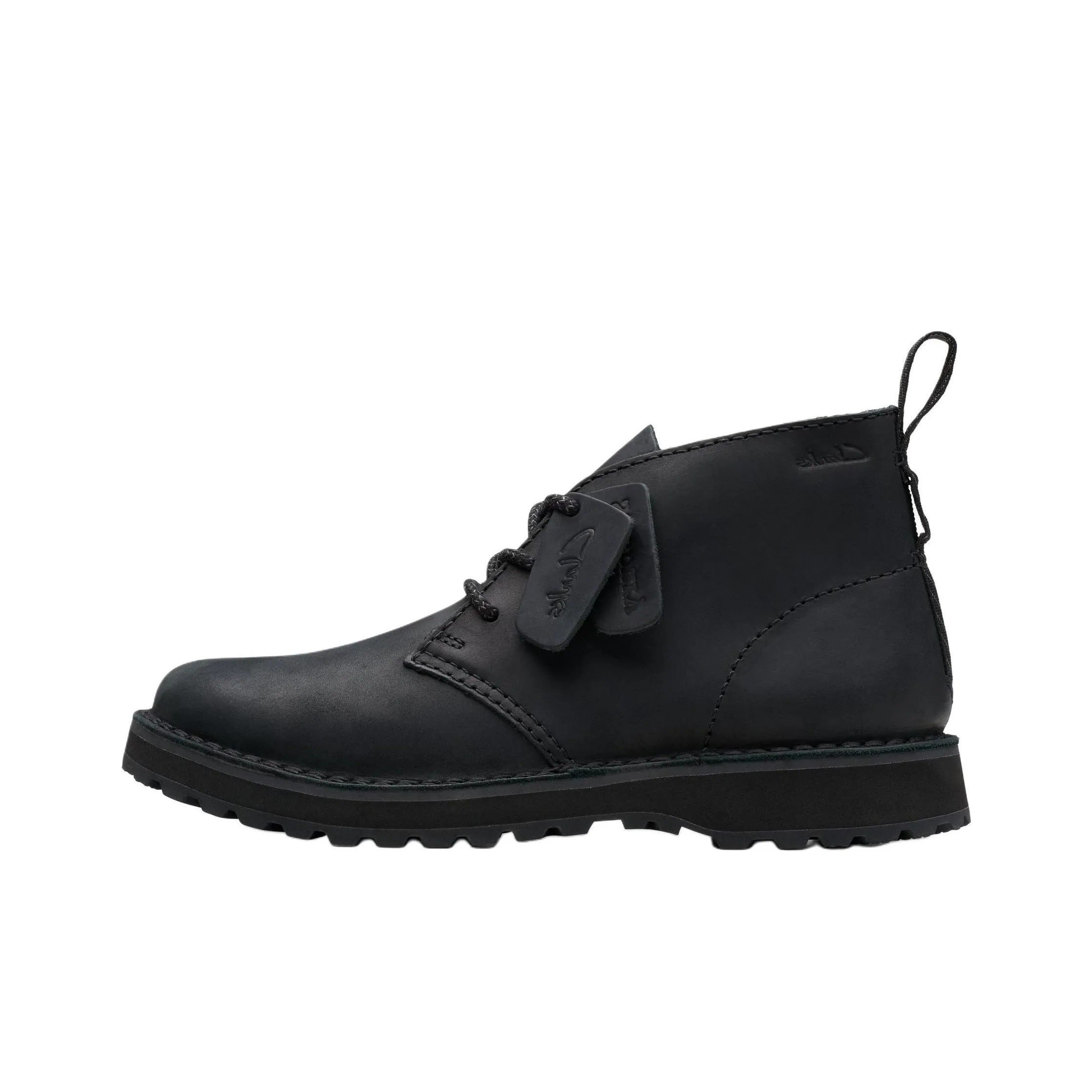 Clarks Кожа Модный Тренд Ботильоны Мужские Черные