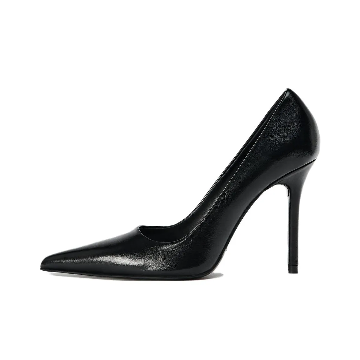 ZARA Slim Heel High Heels 10cm Women's Black