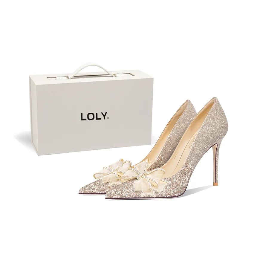 LOLY Узкий каблук Высокие каблуки Женские Golden Galaxy Dream