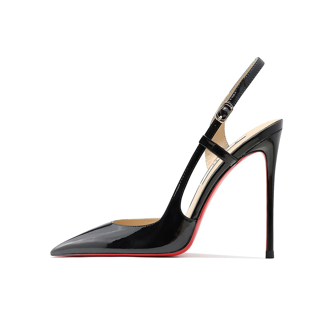 Ganxiaojie Узкий каблук Высокие каблуки Женские Черный