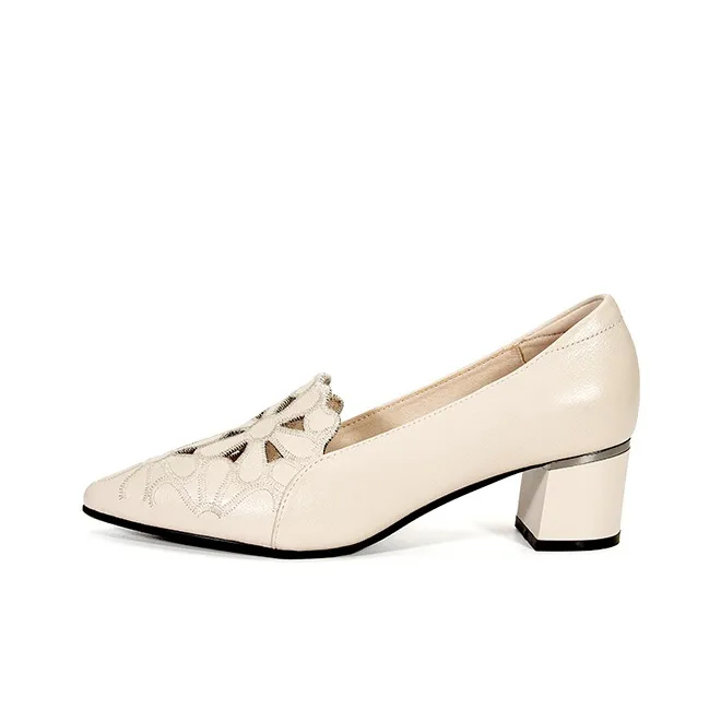 LESELE Грубый каблук Высокие каблуки 4CM Женские