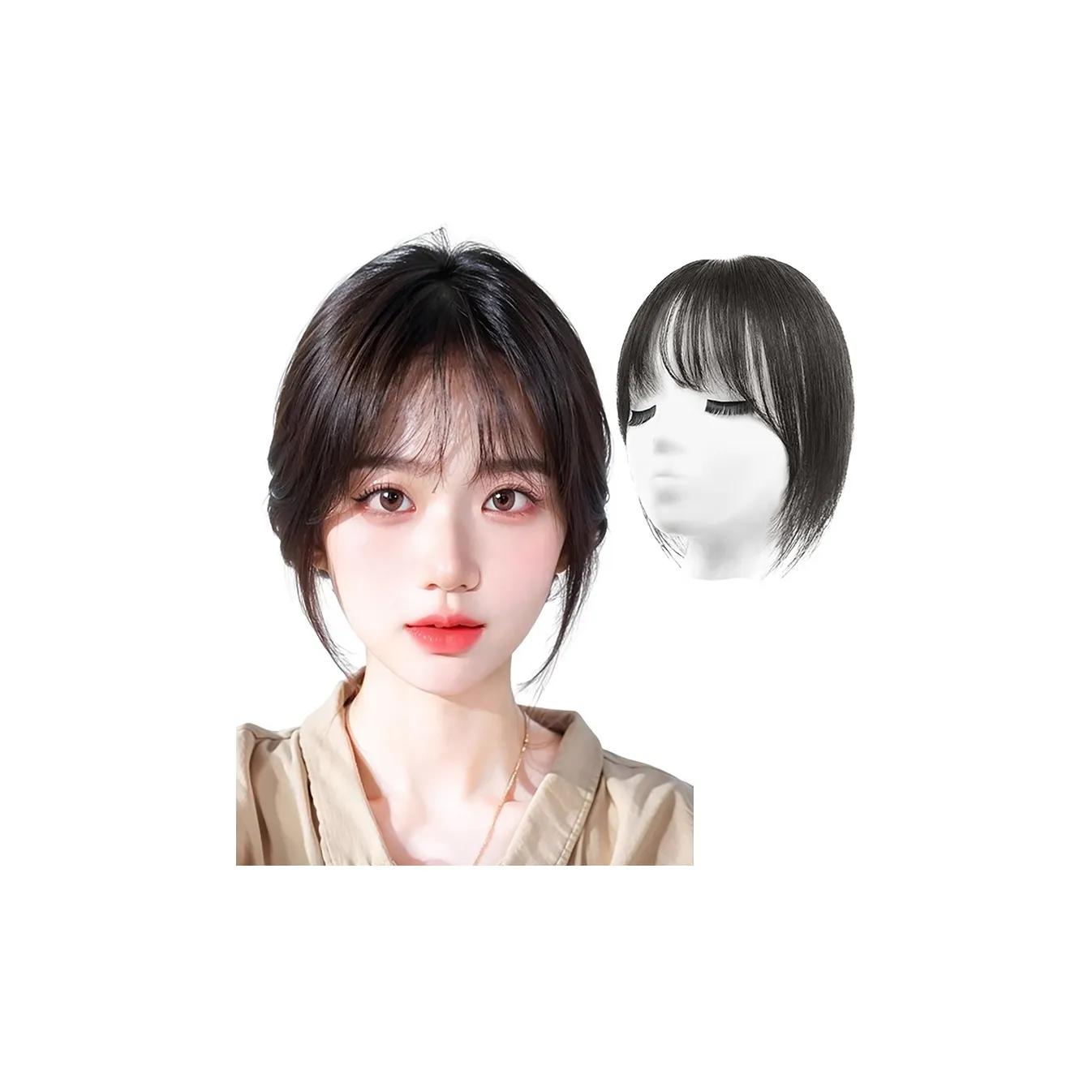 WANWANFENG Топ Вверх Увеличение Объема Real Густота Волос Высокая Макушка Покрытие Белый Волосы Покрытие Перука Нижняя Заколка