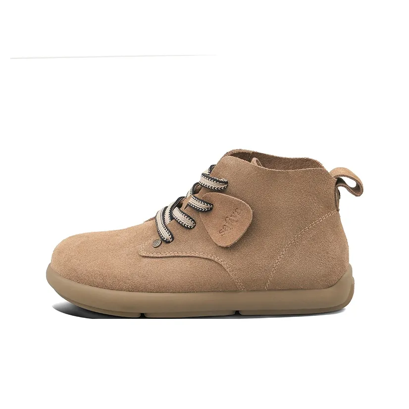 Safiya Light Multicolor Slip-on Shoes Ankle Boots Women's Camel