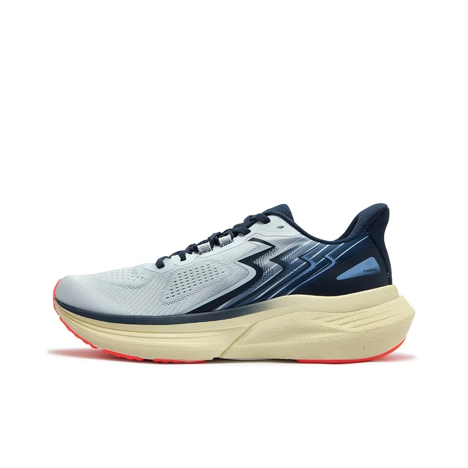 361° Cushioning Anti-Slip And Wear-Resistant Low-Top Running Shoes Unisex Gray Blue
