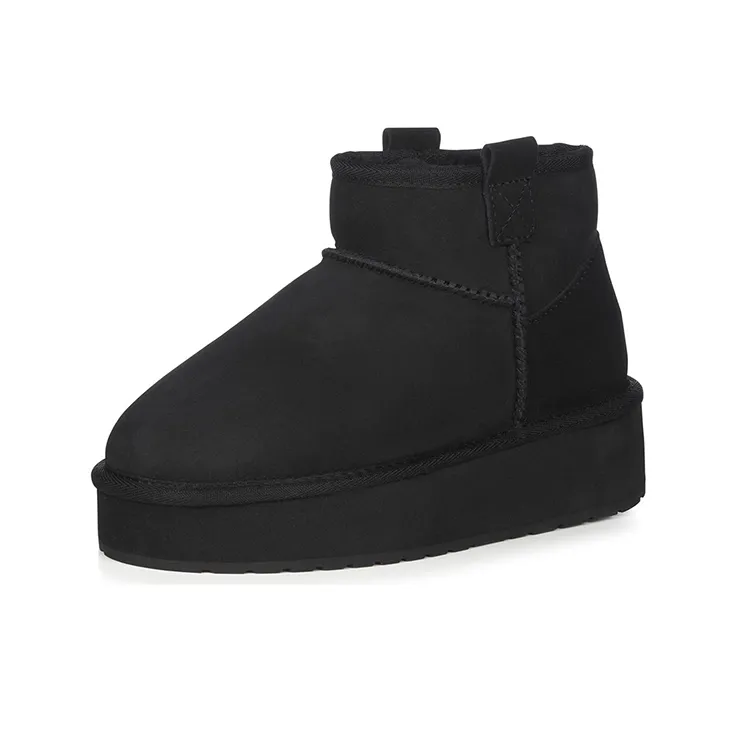 EMU Australia Short Snow Boots Women's Pitch Black