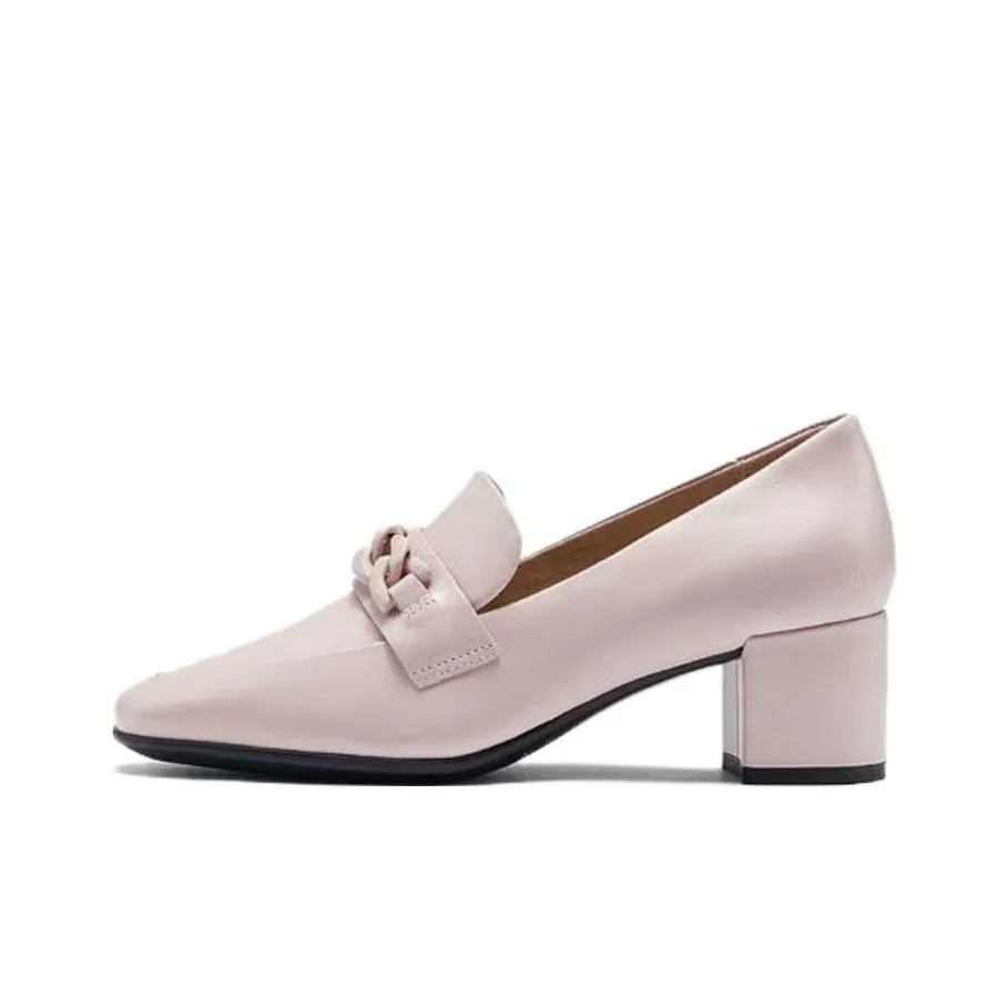 Ecco Грубый каблук Высокие каблуки 6,5 см Женские Розовый