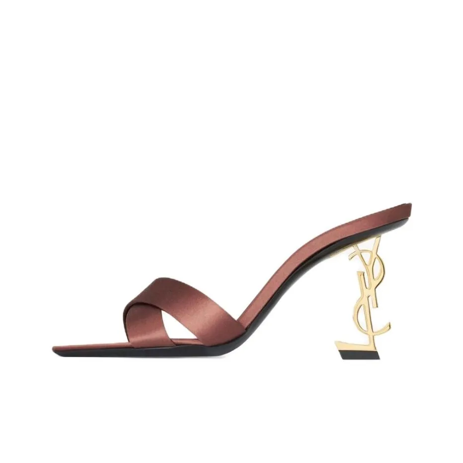 SAINT LAURENT Opyum Open Toe Mules Women's