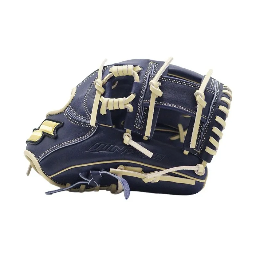 Great for catchers Catcher's Glove Top Grain Cow Leather Navy Blue