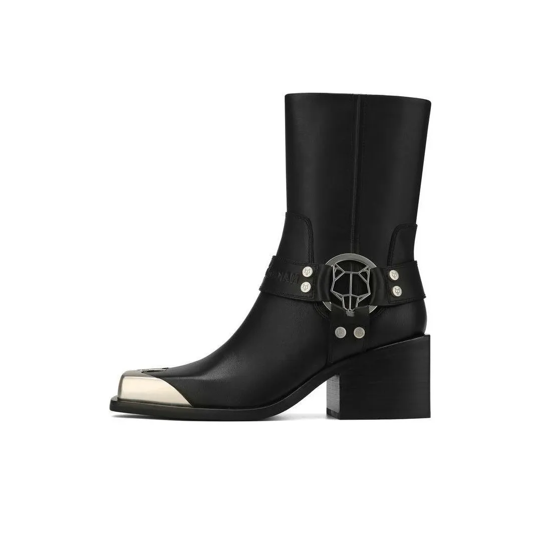 Naked Wolfe Knight Ankle Boots 7.4cm Men's Black