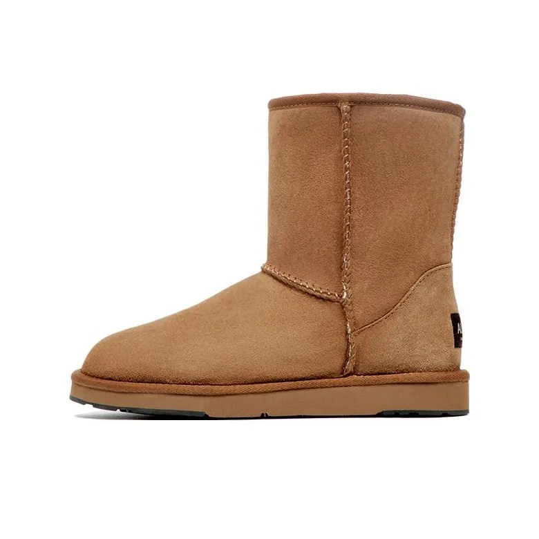 AU MU Crew Сноубутсы Женские Каштановый