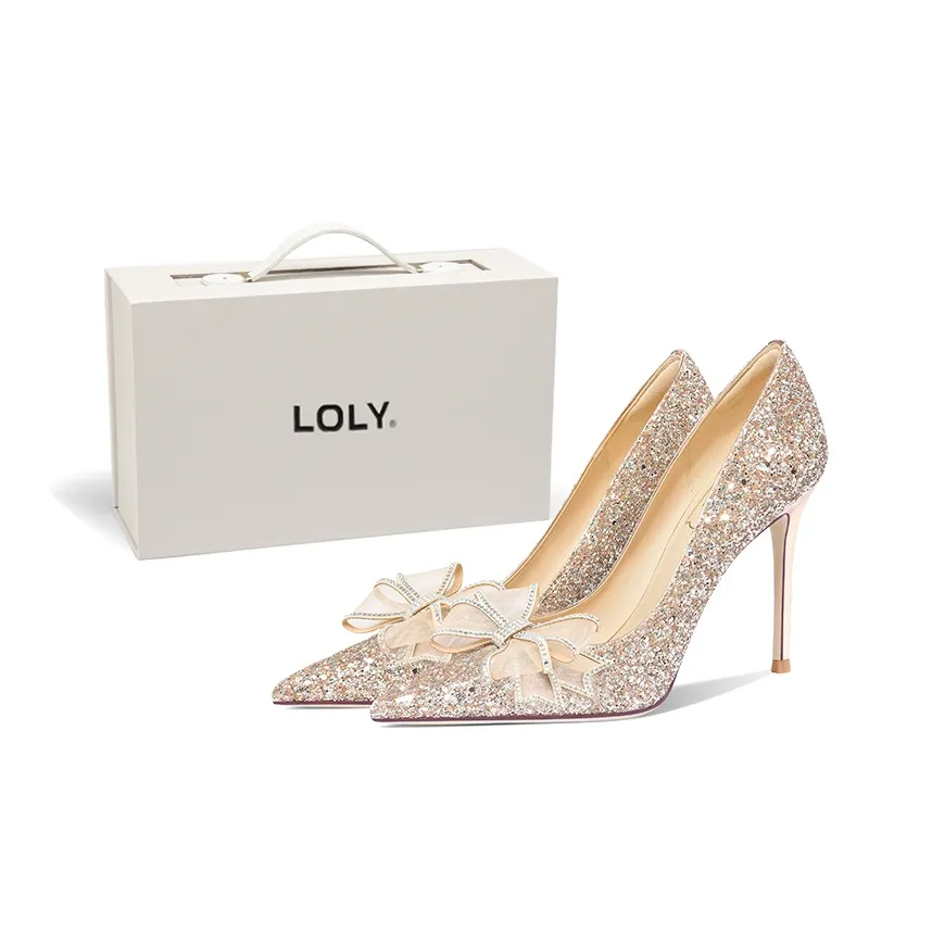 LOLY Dreaming Galaxy Узкий каблук Girlfriend Bestie Box Gold