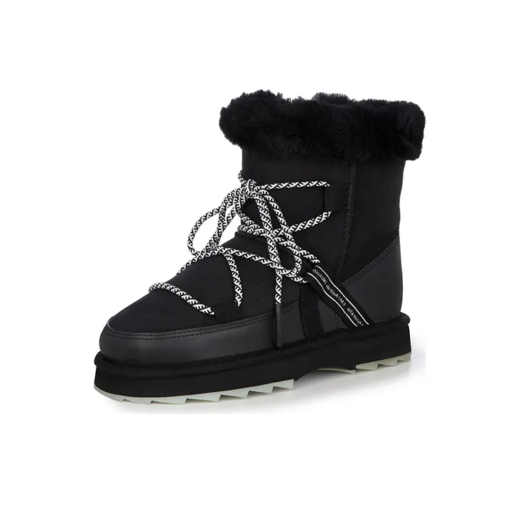 EMU Australia Short Snow Boots Women's Pitch Black