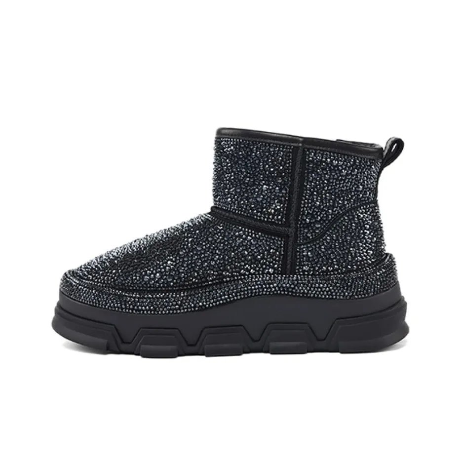 SHOESZOOO Сноубутсы Зимние Night Звезды Женские