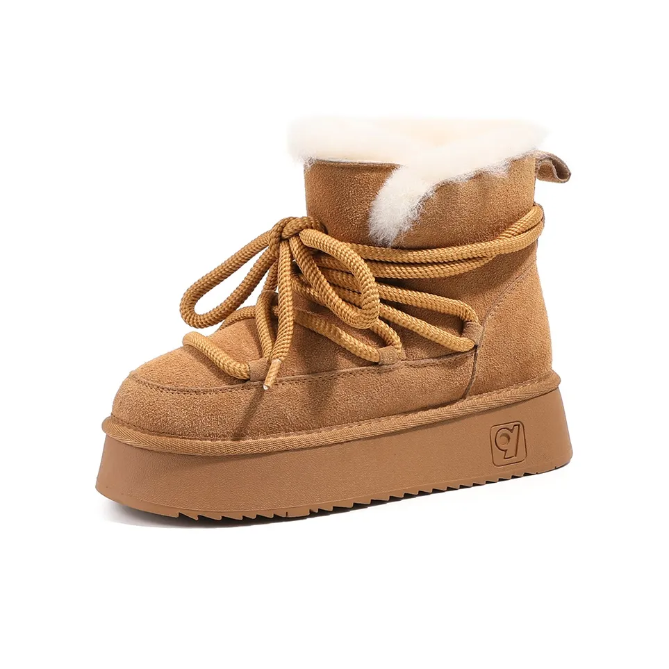 O.L Термический Устойчивый к Износу Короткие Снежные Ботинки Женские