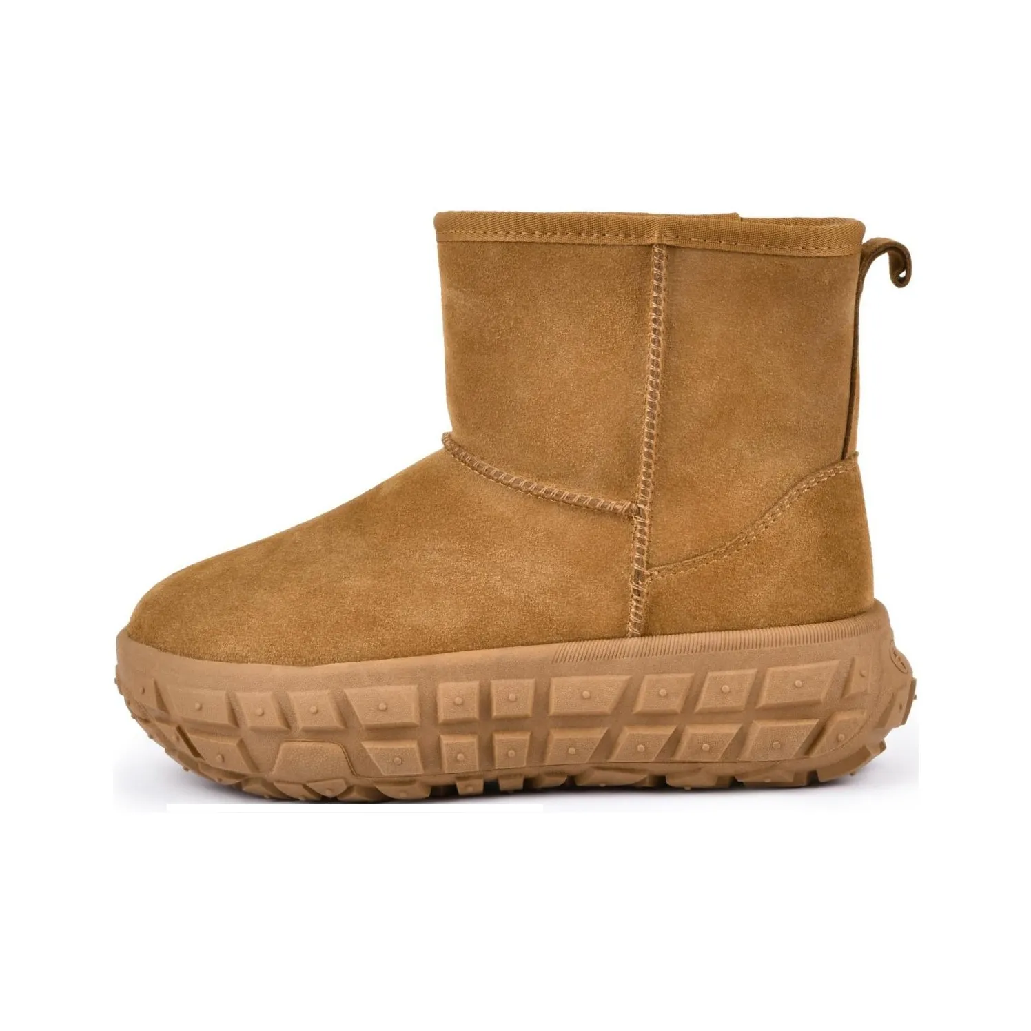 TOOMANYSHOES Теплые улучшенные короткие сноубутсы женские хаки