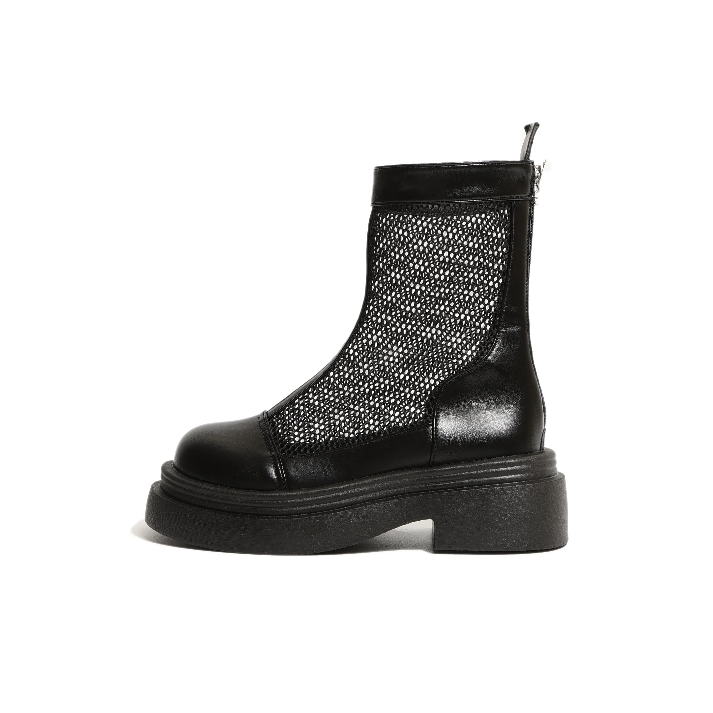 NUNZ Ankle Boots Women's Black/Ecru
