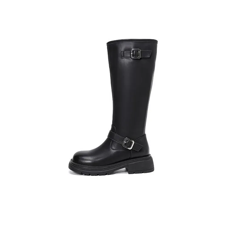 DAPHNE Knee high Boots Women's Black/Brown