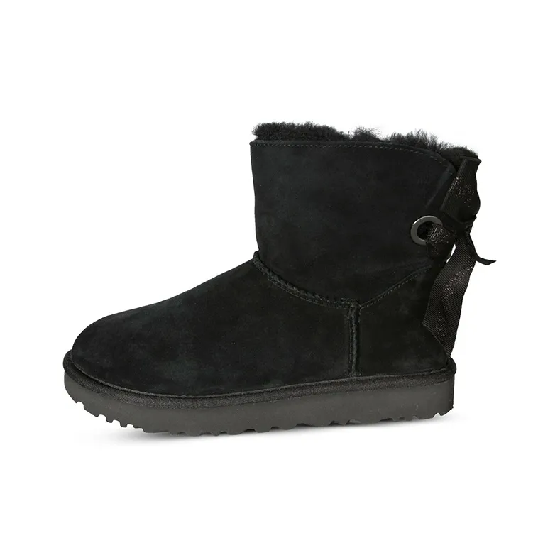 UGG Термостойкие Короткие Снежные Ботинки Женские Черные