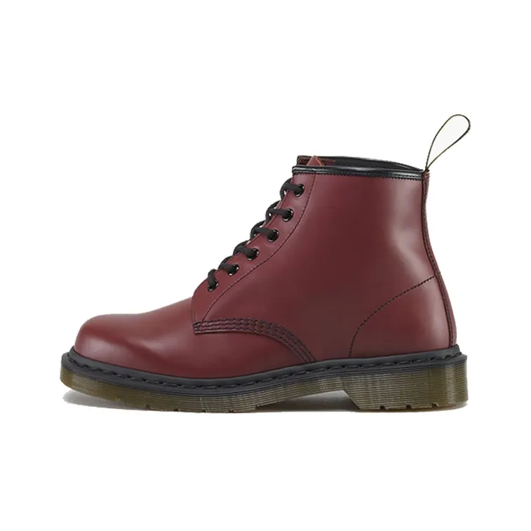 Dr. Martens Classic 101 6 Martin Boots Couple Style Red