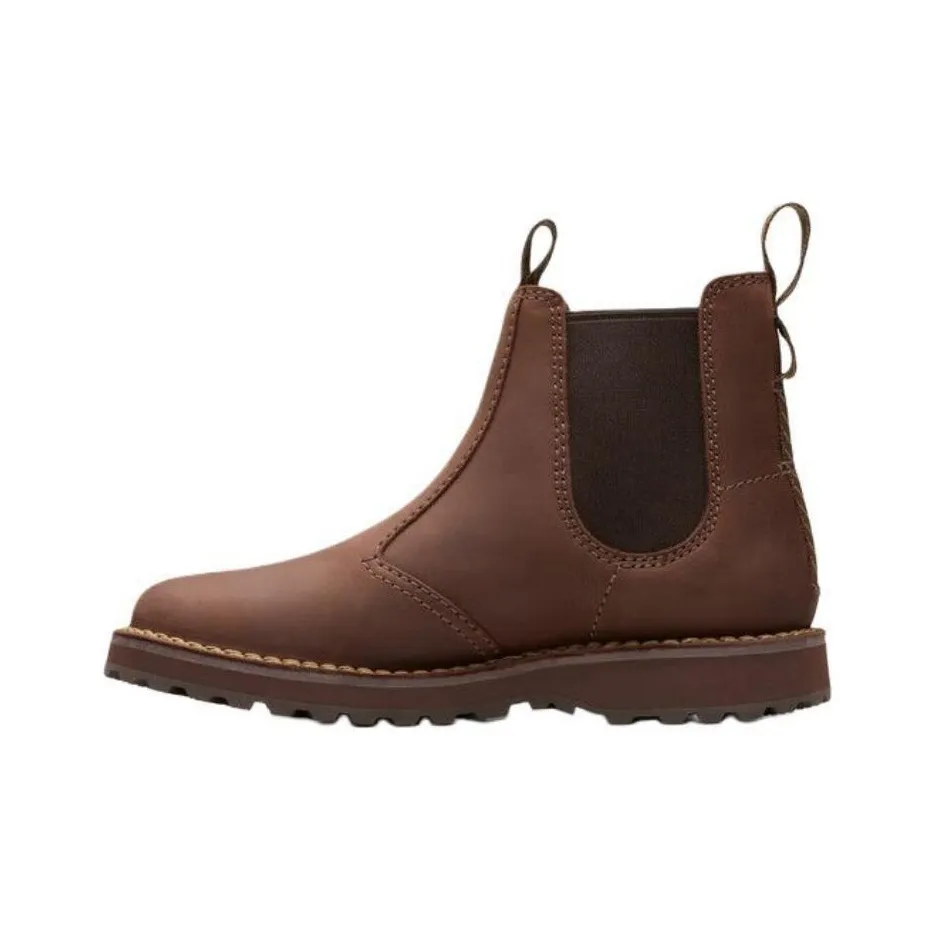 Clarks Crew Chelsea 3 см Мужской Коричневый