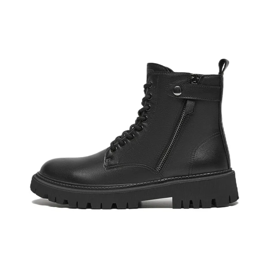 BASTO Короткий Мартин Ботин Мужской Черный