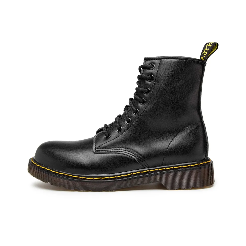 BIANSULONG Knee-High Martin Boot Low Heel