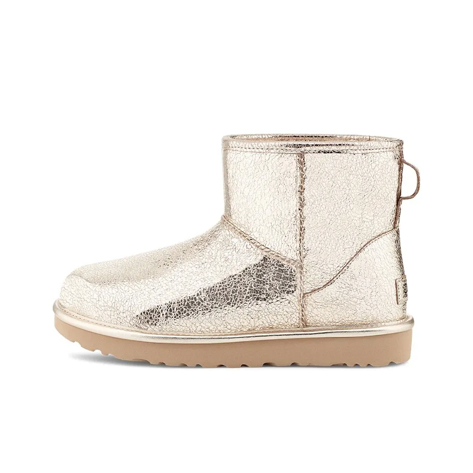 UGG Classic Mini Metallic Sparkle 'Light Gold' Women's